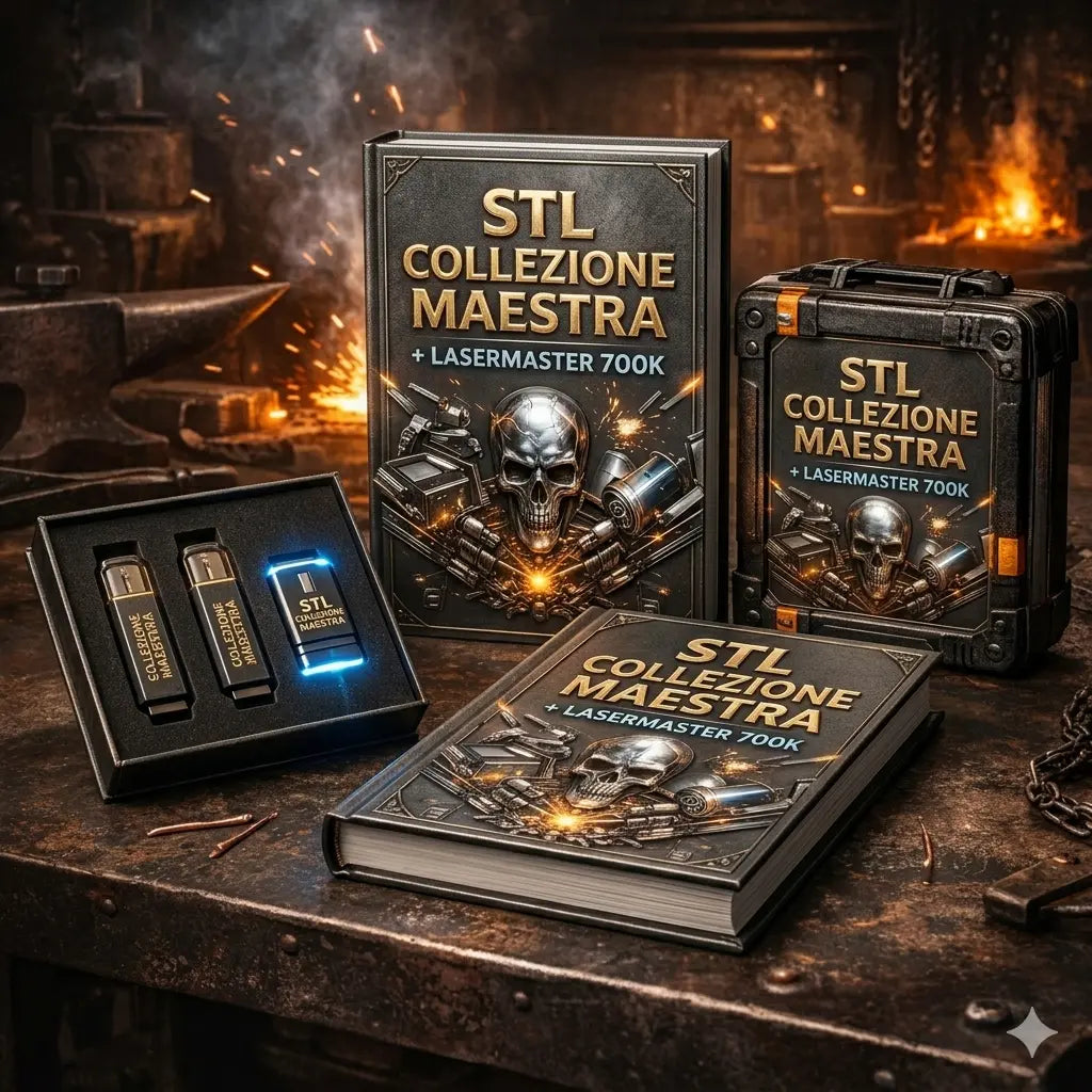 Collezione Maestra STL 3D + LaserMaster 700K
